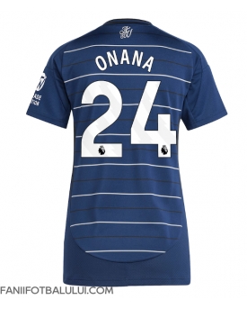 Aston Villa Amadou Onana #24 Tricou Fotbal Replică 2024-25 Femei Treilea